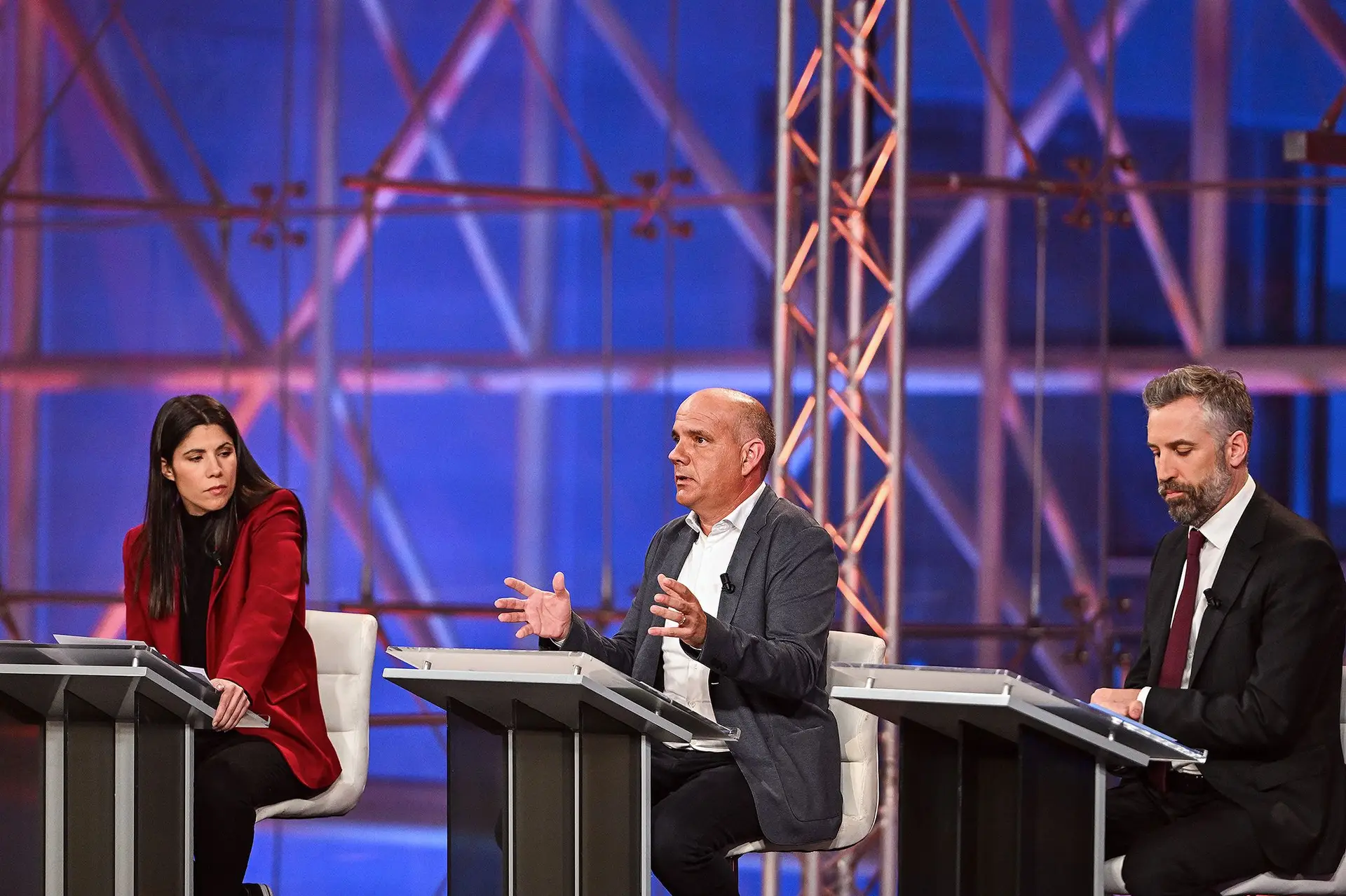 Líderes do BE, PCP e PS em debate nas legislativas