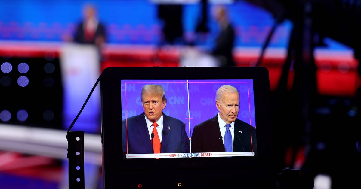 Biden e Trump atraem menor audiência para debate presidencial em 20 anos
