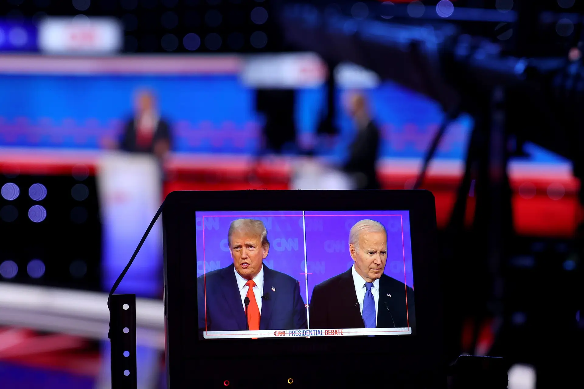 Debate entre Donald Trump e Joe Biden