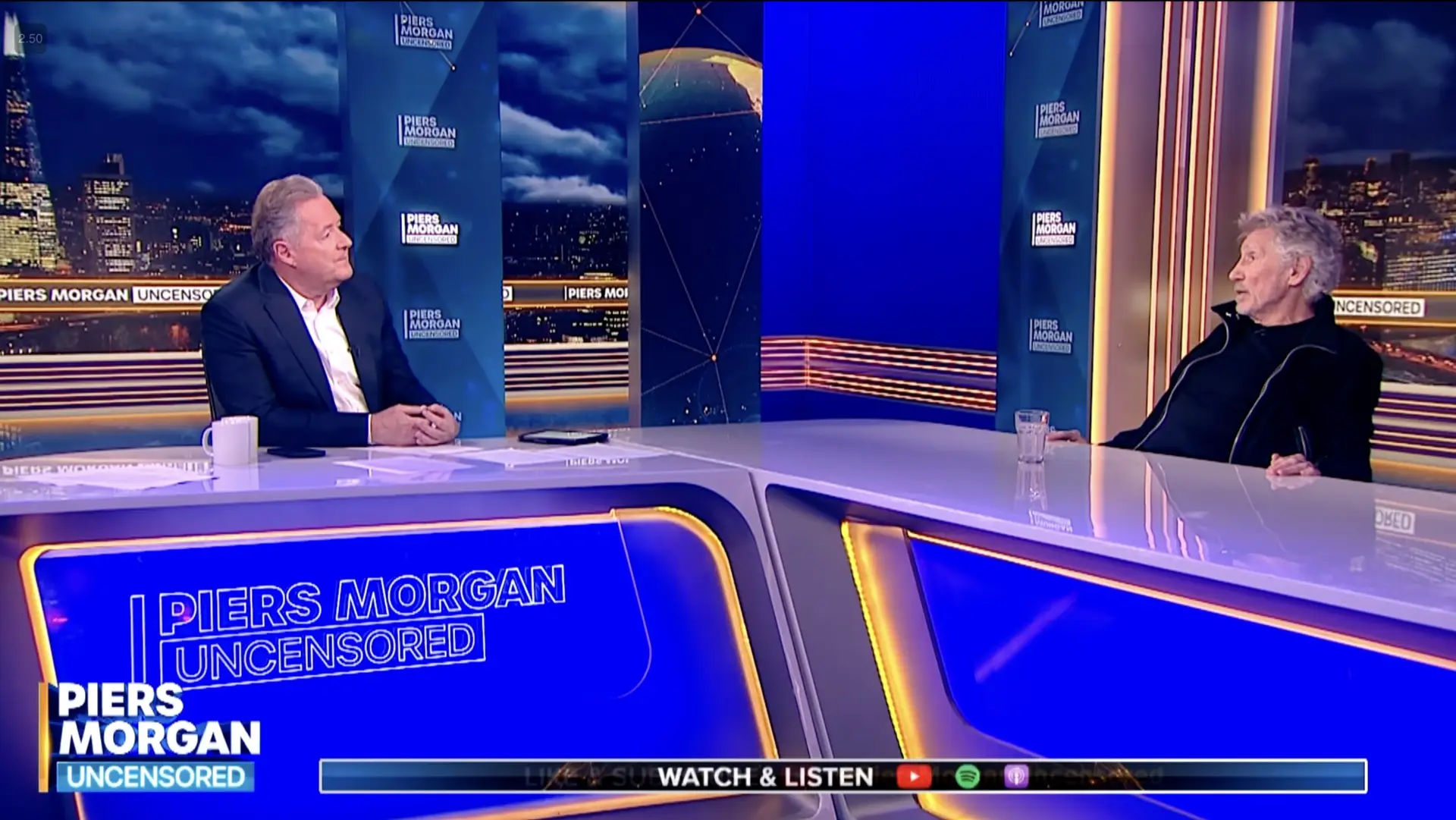 Roger Waters e Piers Morgan em ‘guerra’: “Ele é a estrela rock mais estúpida do mundo”