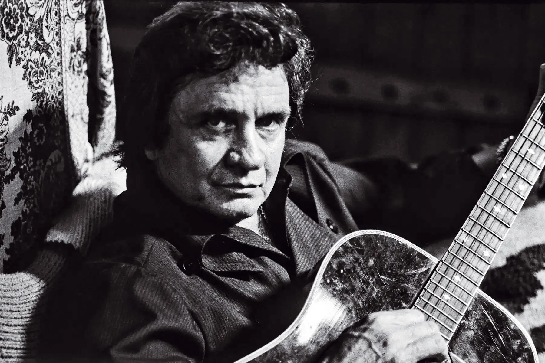 Johnny Cash em 1993, pouco antes da ‘ressurreição’ artística