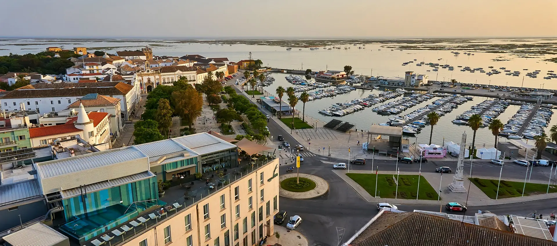 Vista para a Ria Formosa a partir de Faro