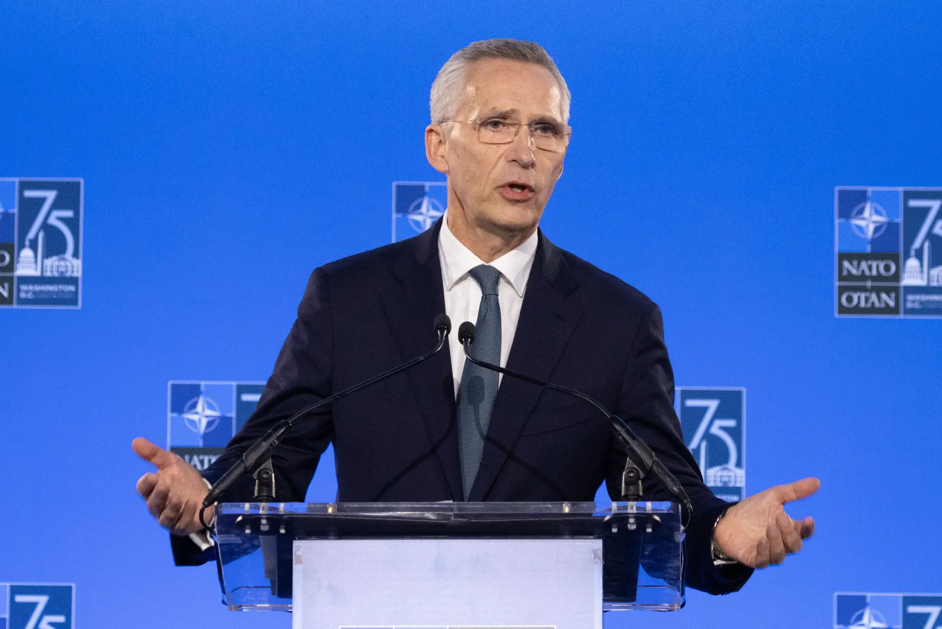 O Secretário-Geral da NATO, Jens Stoltenberg
