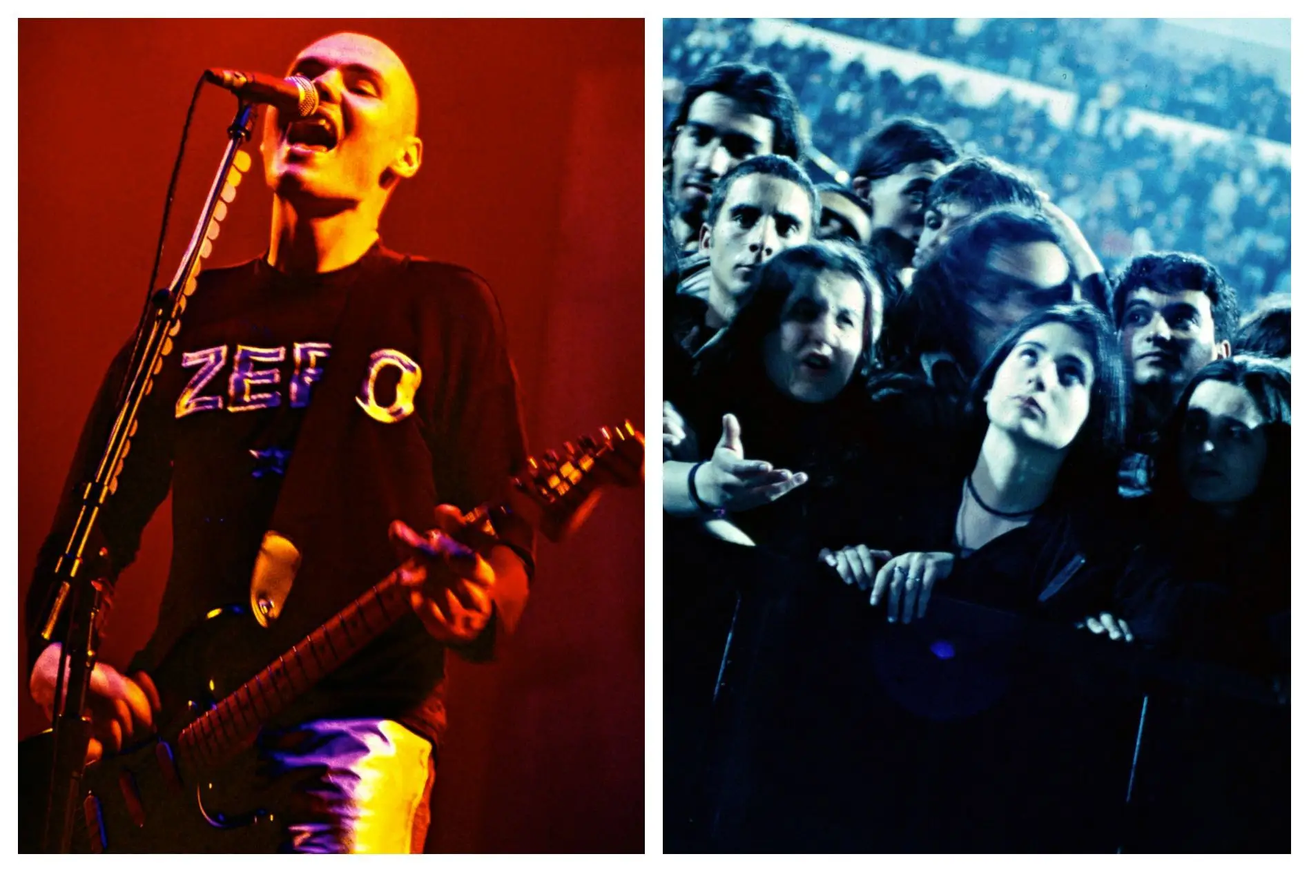 Smashing Pumpkins na Praça de Touros de Cascais a 2 de maio de 1996
