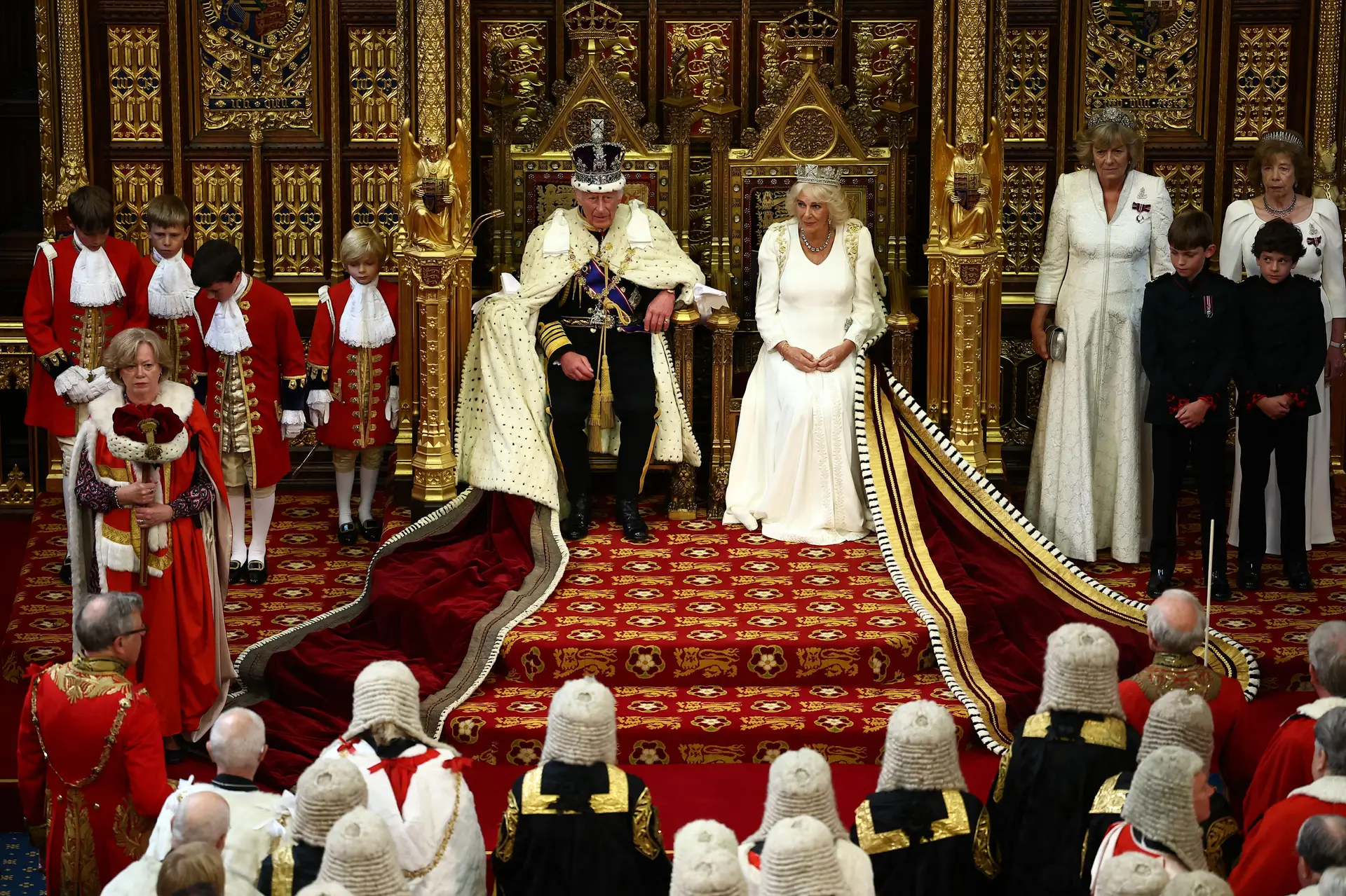 A abertura da sessão legislativa é a cerimónia mais solene do Parlamento britânico