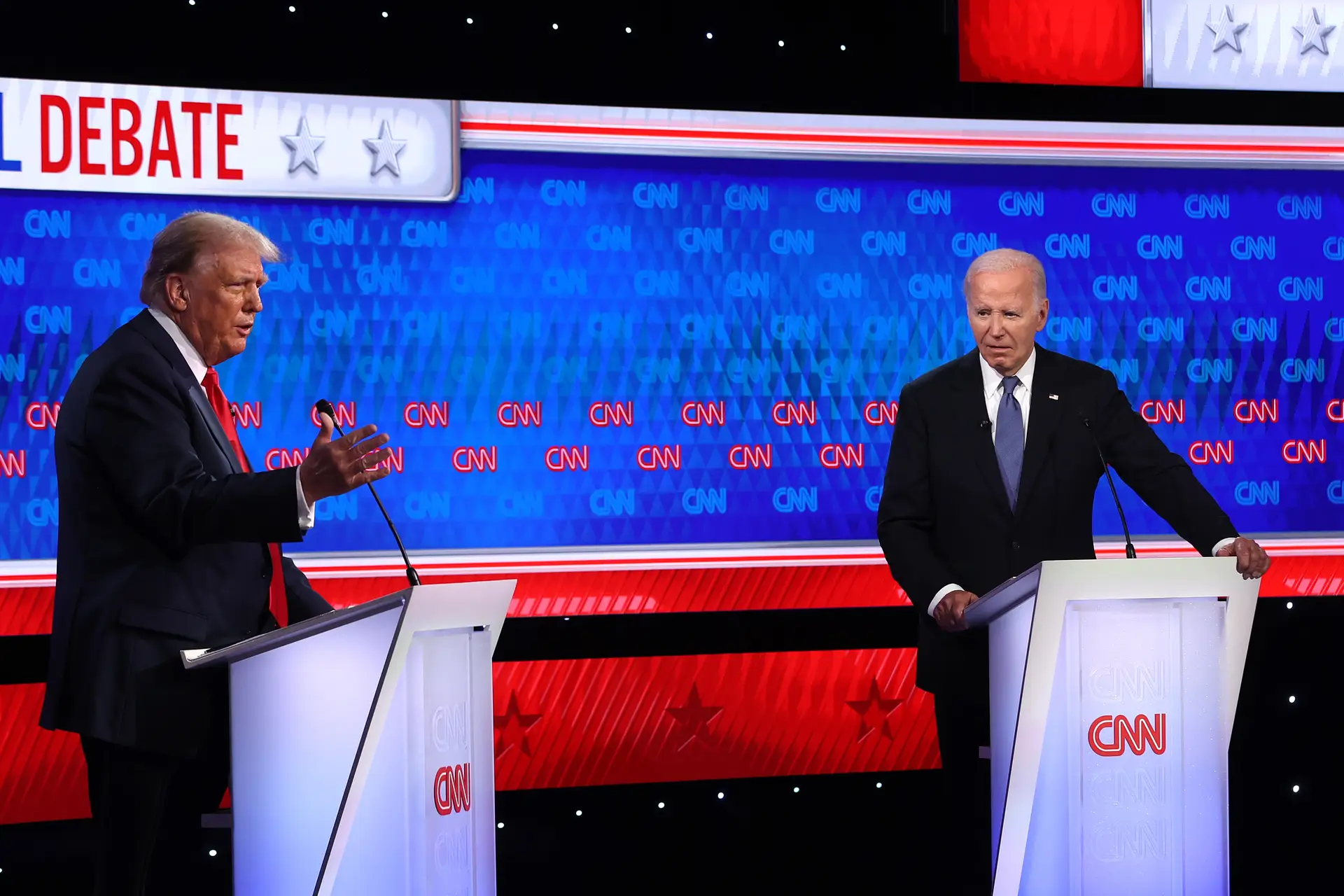 As dificuldades começaram a aumentar para Joe Biden desde a prestação no debate com Donald Trump