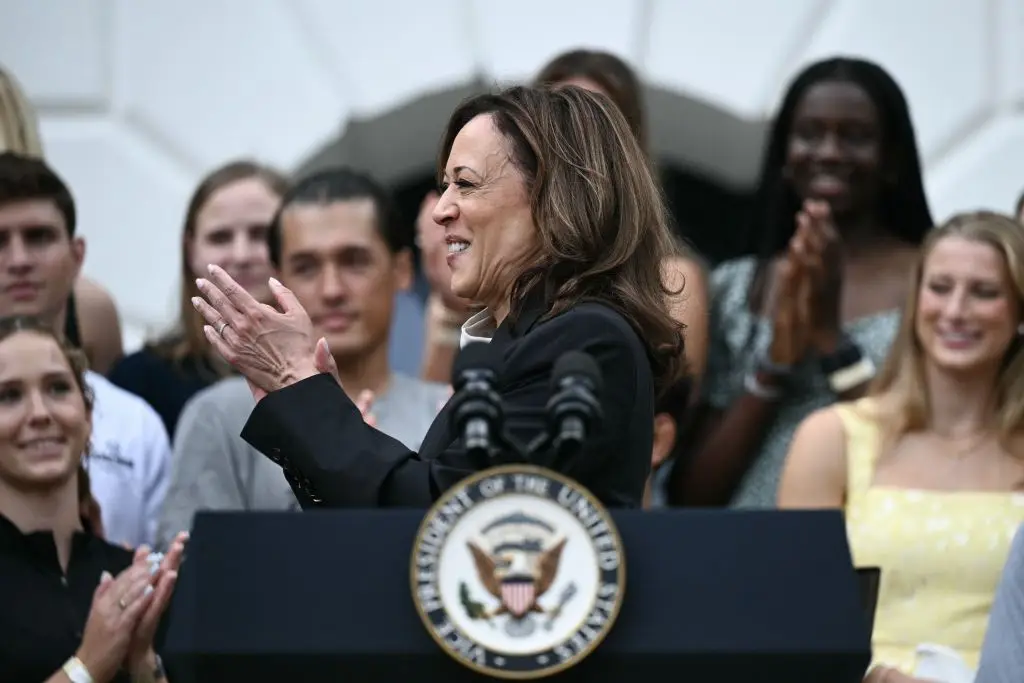 As primeiras palavras de Kamala Harris enquanto candidata presidencial não foram sobre as eleições
