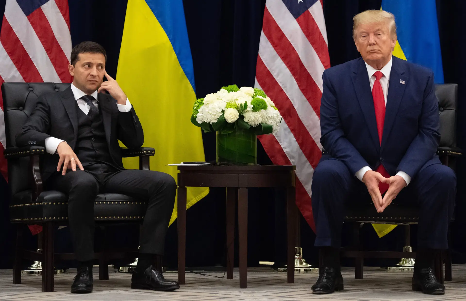 Volodymyr Zelensky e Donald Trump