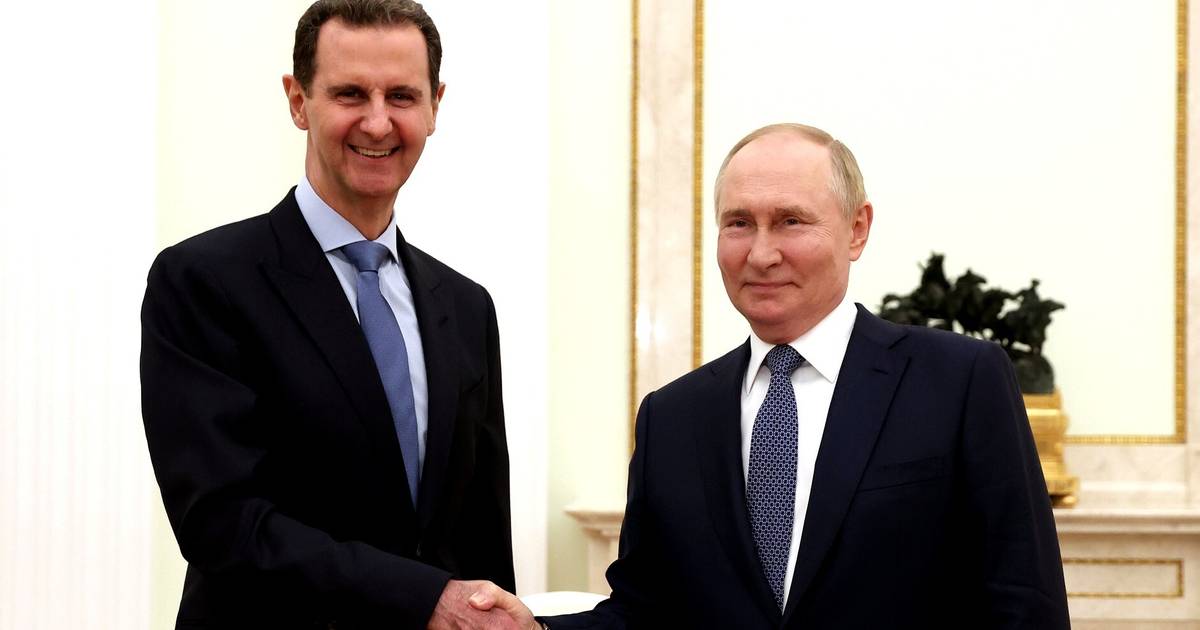 Vladimir Putin reuniu-se com o Presidente sírio em Moscovo