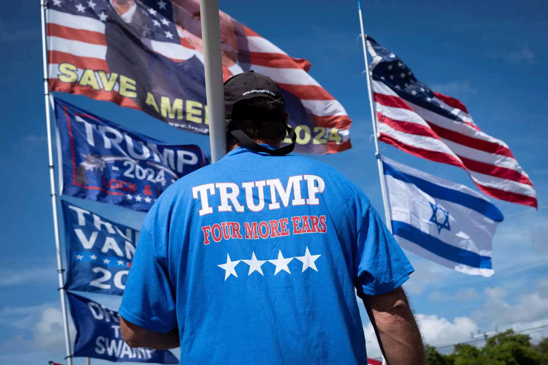 Apoiante de Donald Trump não esquece Israel