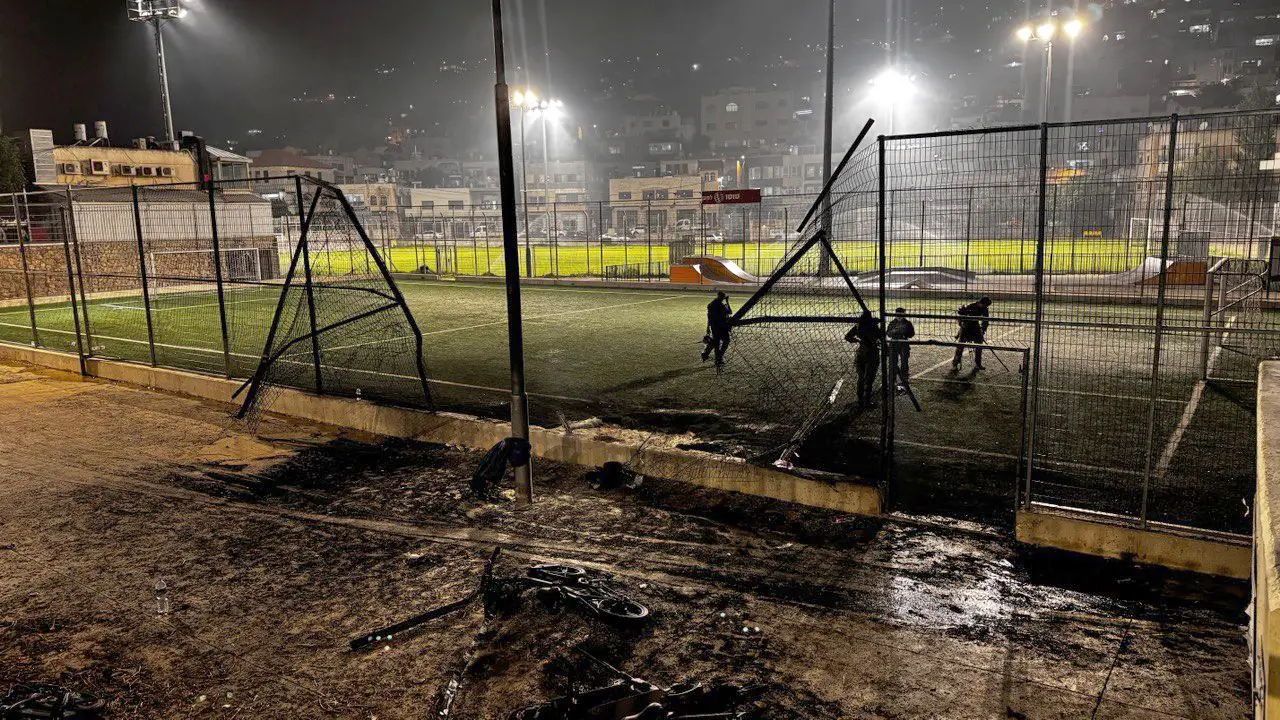 O campo de futebol atacado por mísseis em Majdal Shams, Israel