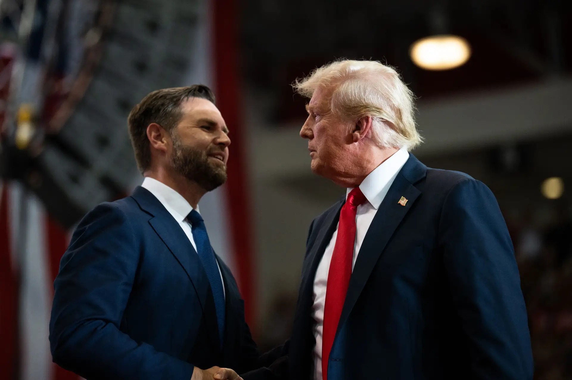 J. D. Vance e Donald Trump
