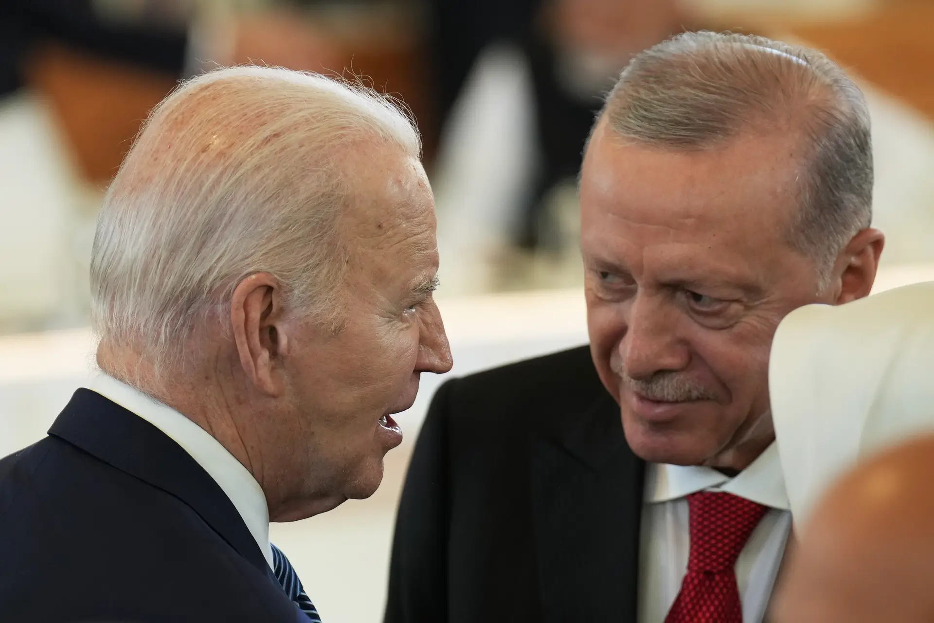 Joe Biden e Recep Tayyip Erdogan