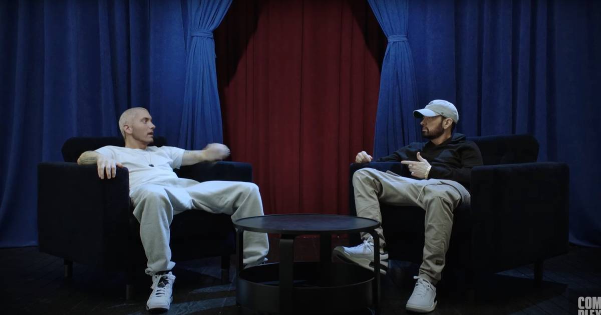 Eminem confrontado pelo seu “Slim Shady” em entrevista desconcertante: “A música que tens feito tem sido lixo desde que me mandaste embora”
