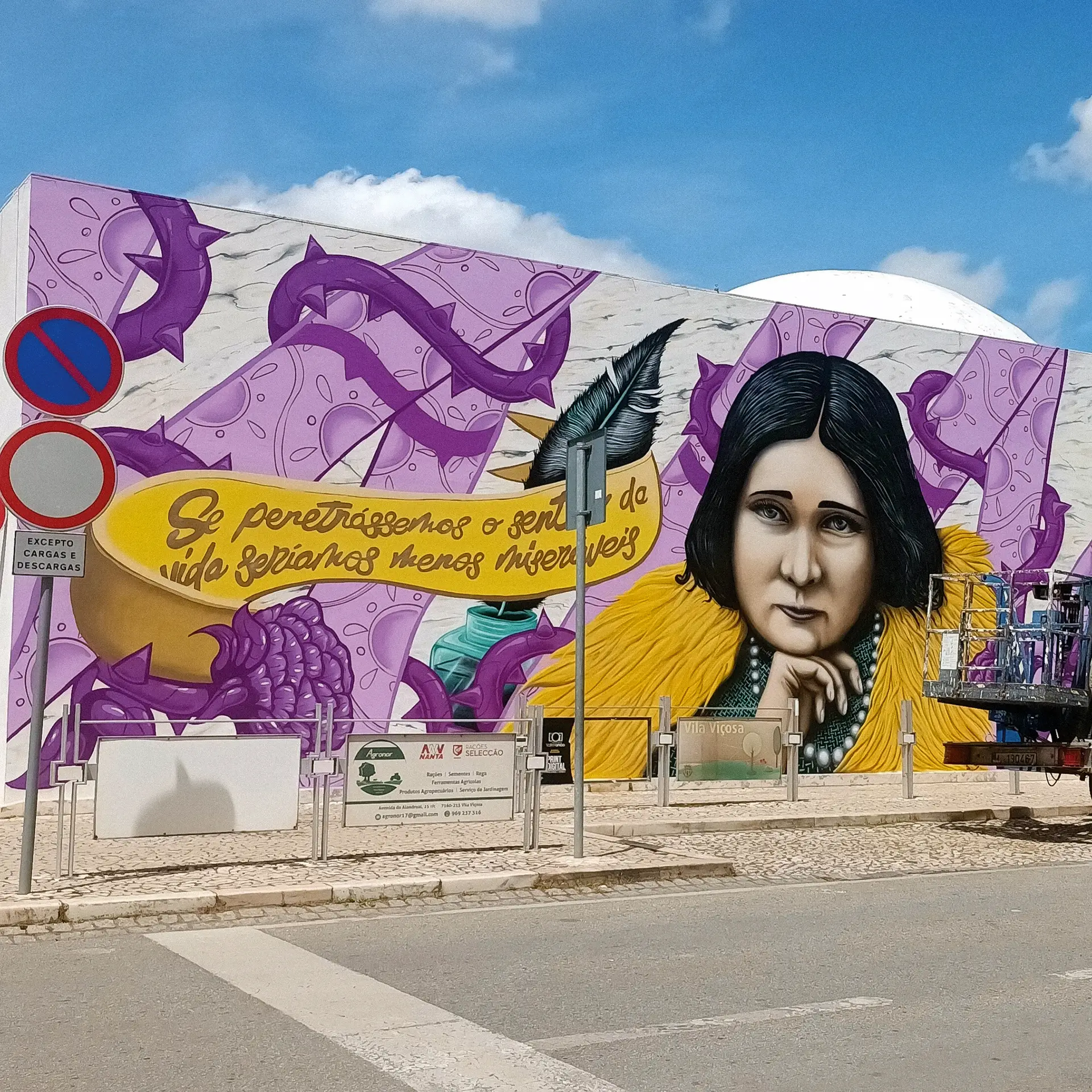Amar perdidamente Vila Viçosa com Florbela