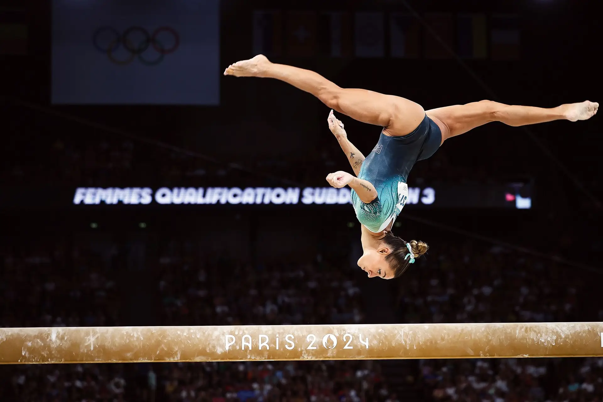 Filipa Martins, ginástica artística, participou na final do all-around