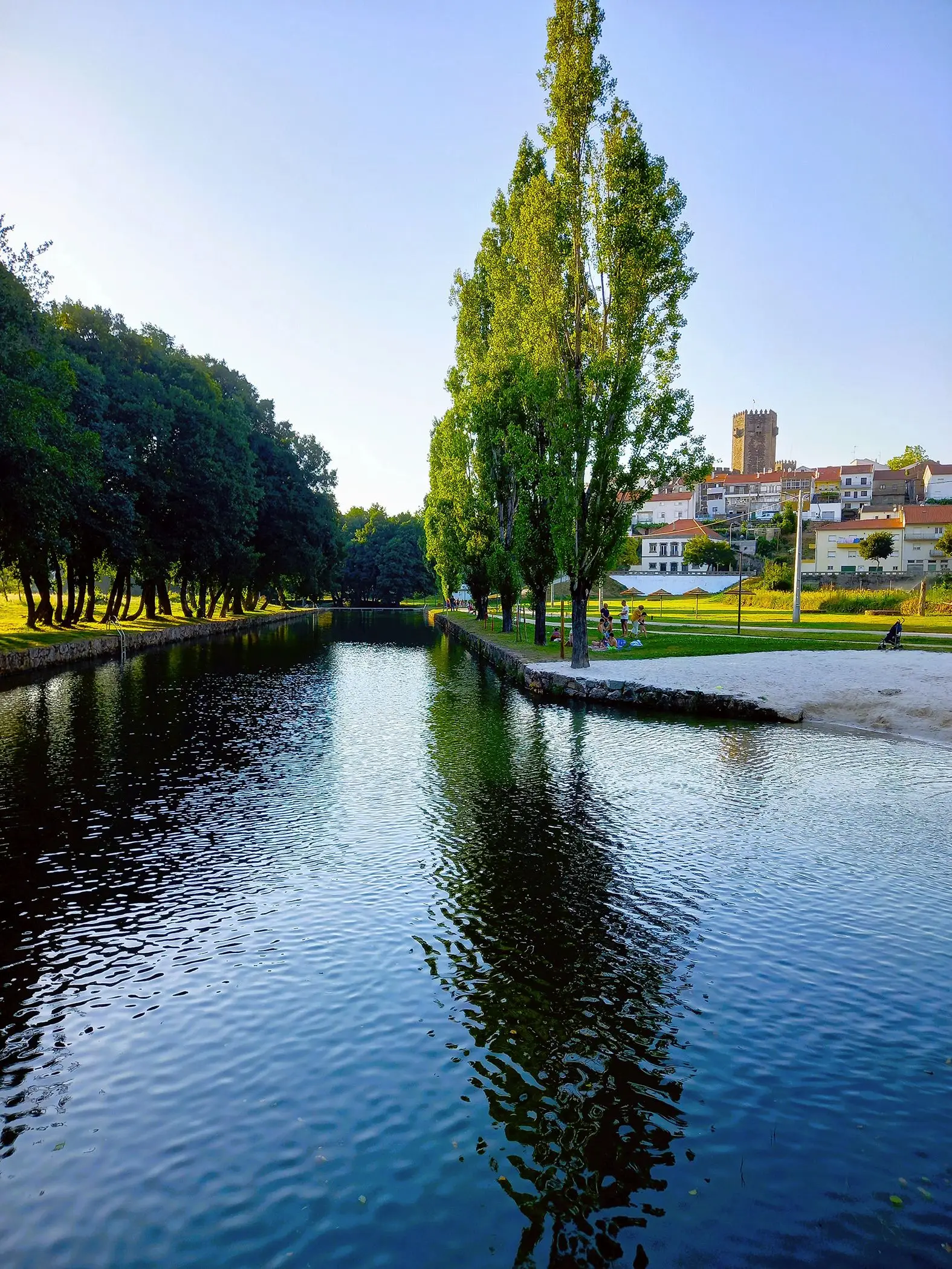 Praia fluvial no Sabugal