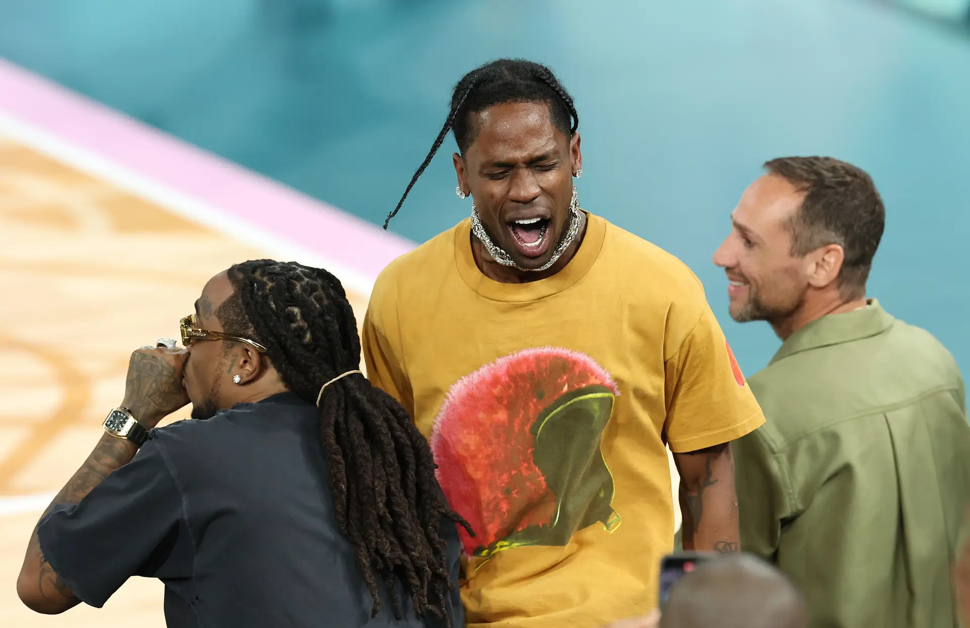 Travis Scott em Paris, a 8 de agosto de 2024
