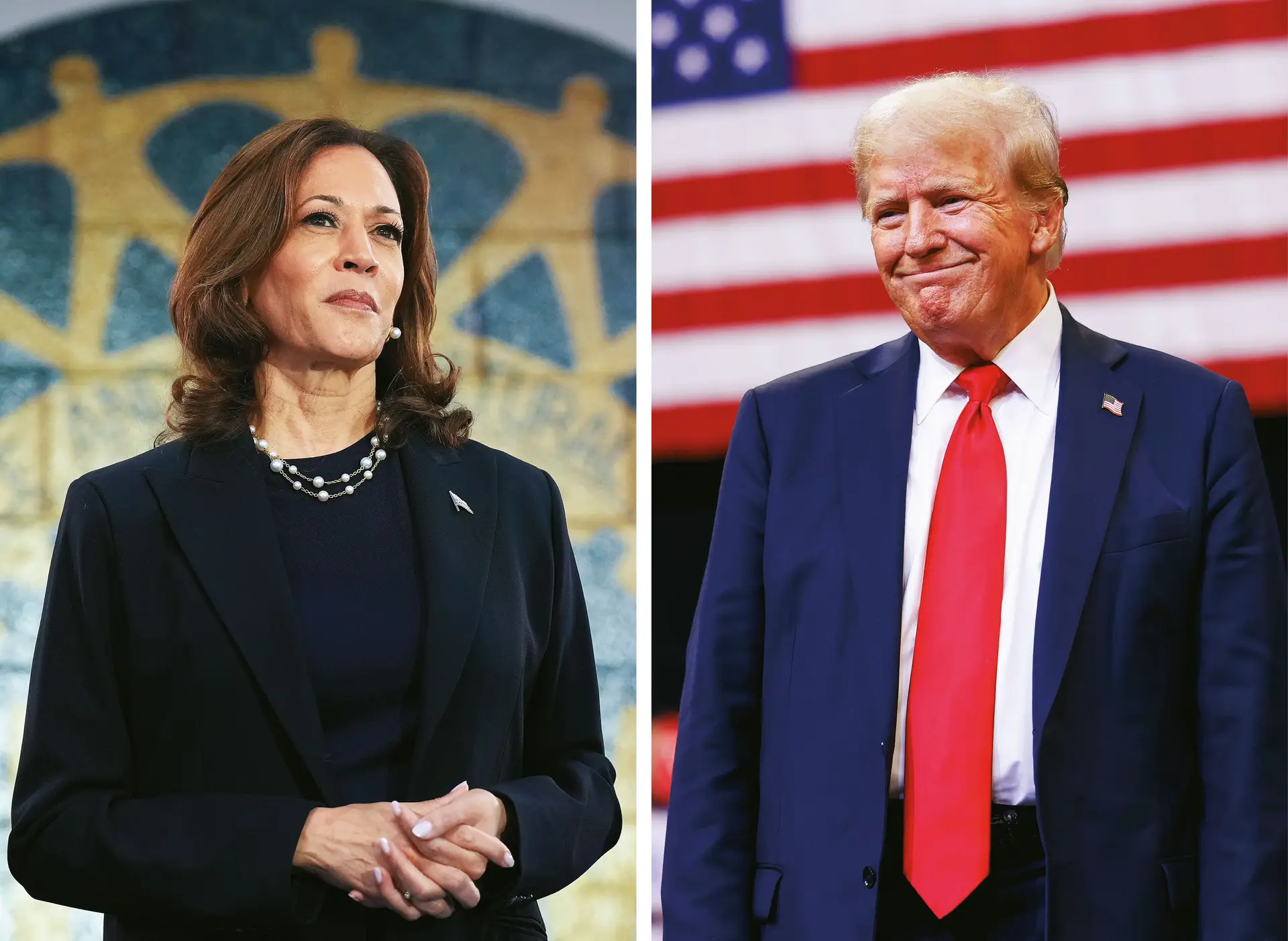 A 5 de novembro vão a votos a democrata Kamala Harris e o republicano Donald Trump