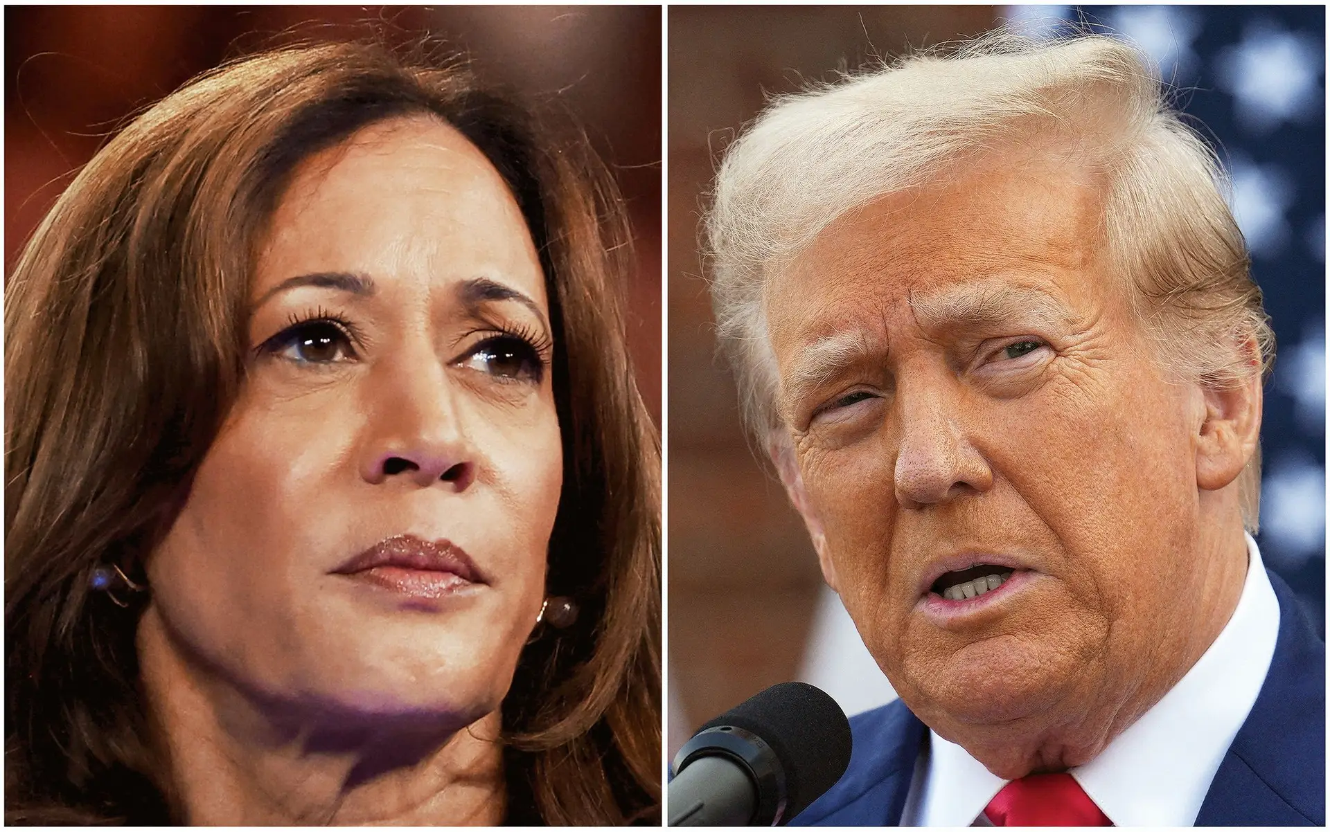 Kamala Harris e Donald Trump vão encontrar-se no primeiro frente a frente televisivo, esta terça-feira, em Filadélfia 