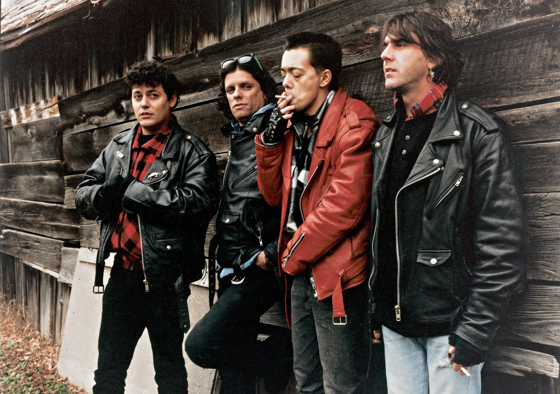 Xutos & Pontapés fotografados no final da década de 80 ('À Minha Maneira' saiu em 1988)