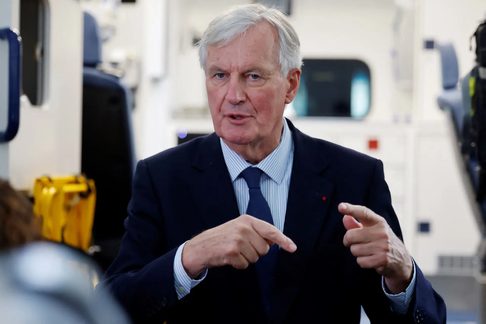Recém-nomeado primeiro-ministro Michel Barnier 