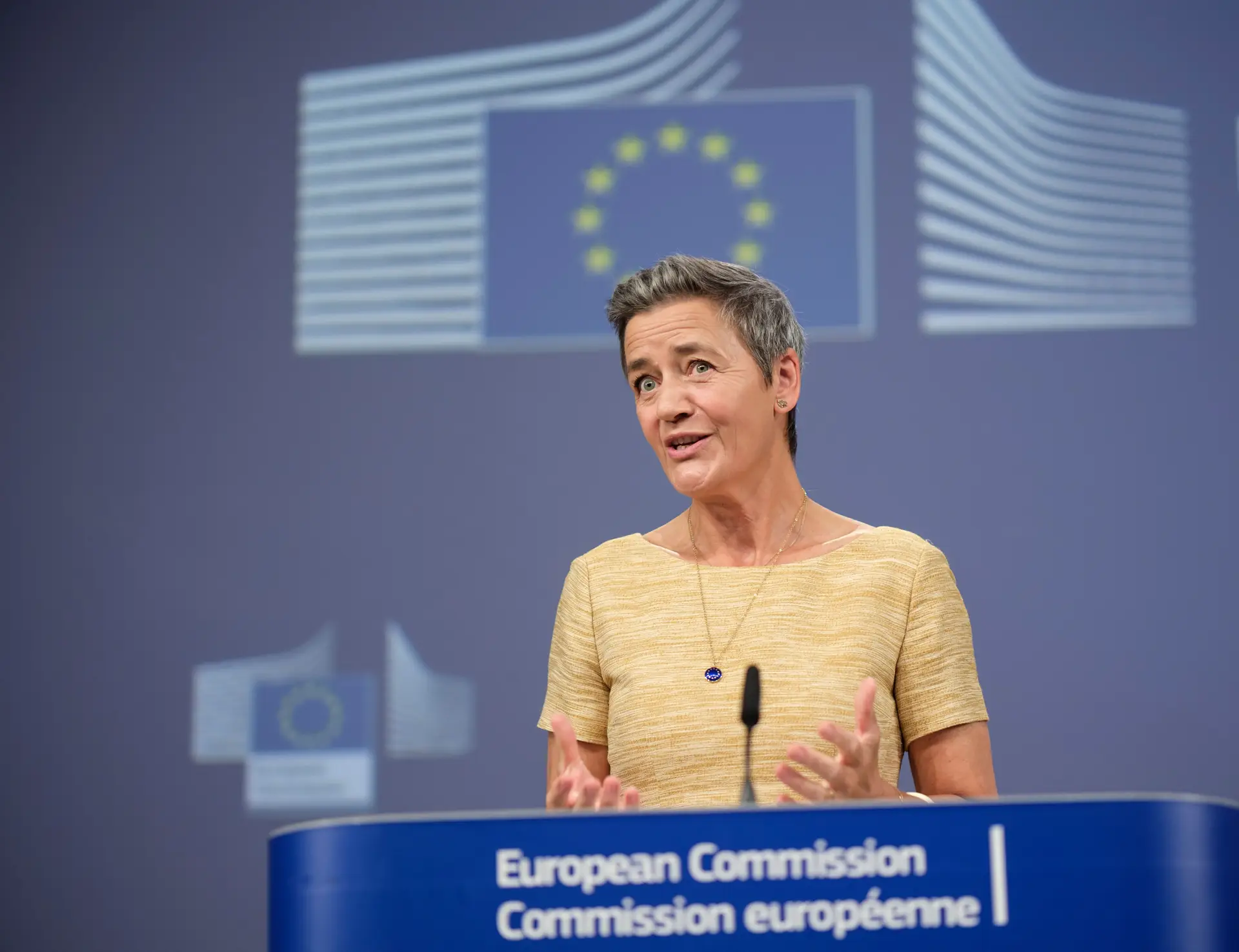 Margrethe Vestager, Comissária Europeia com o pelouro da Concorrência