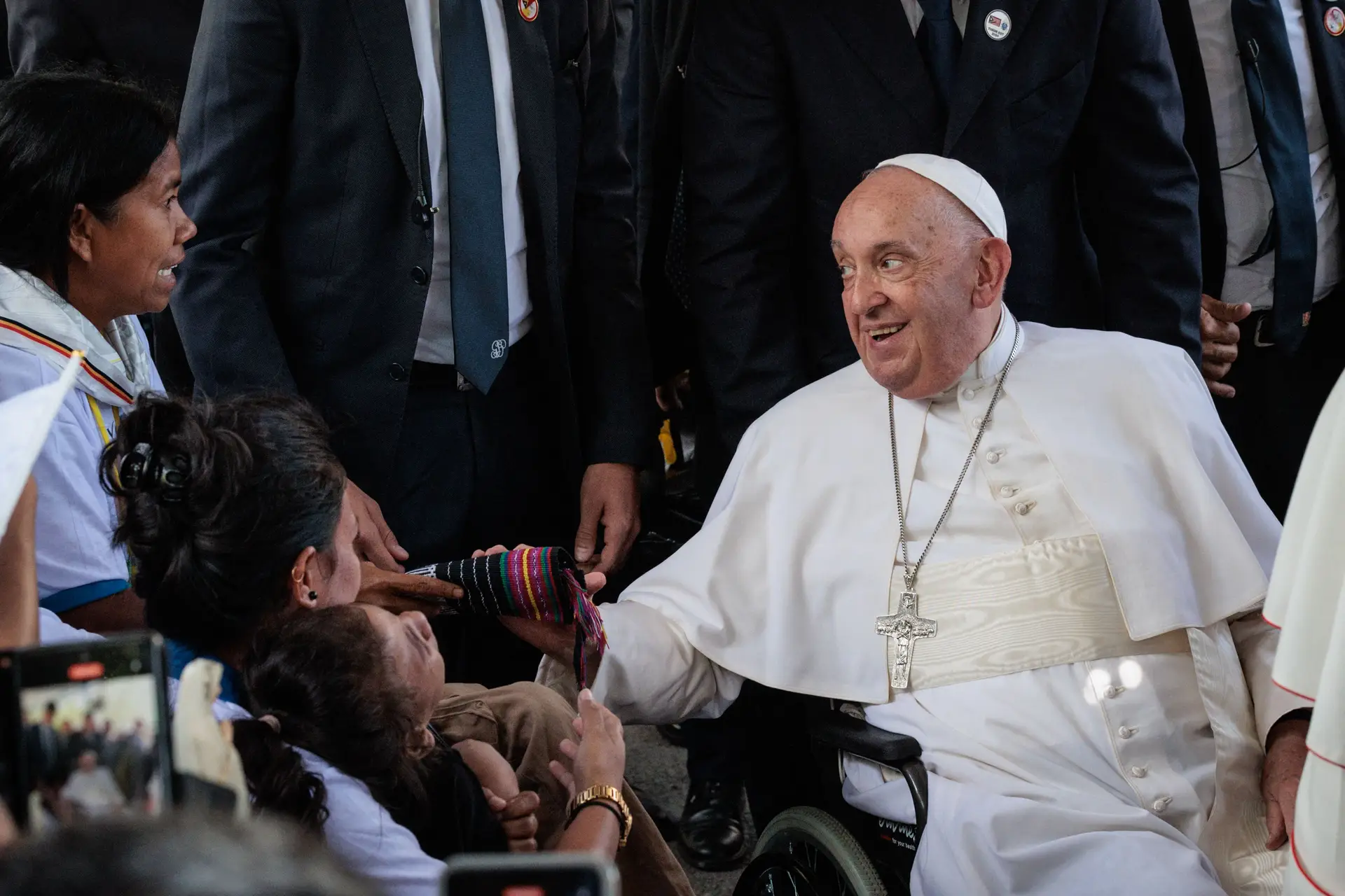 O Papa viajou para Díli