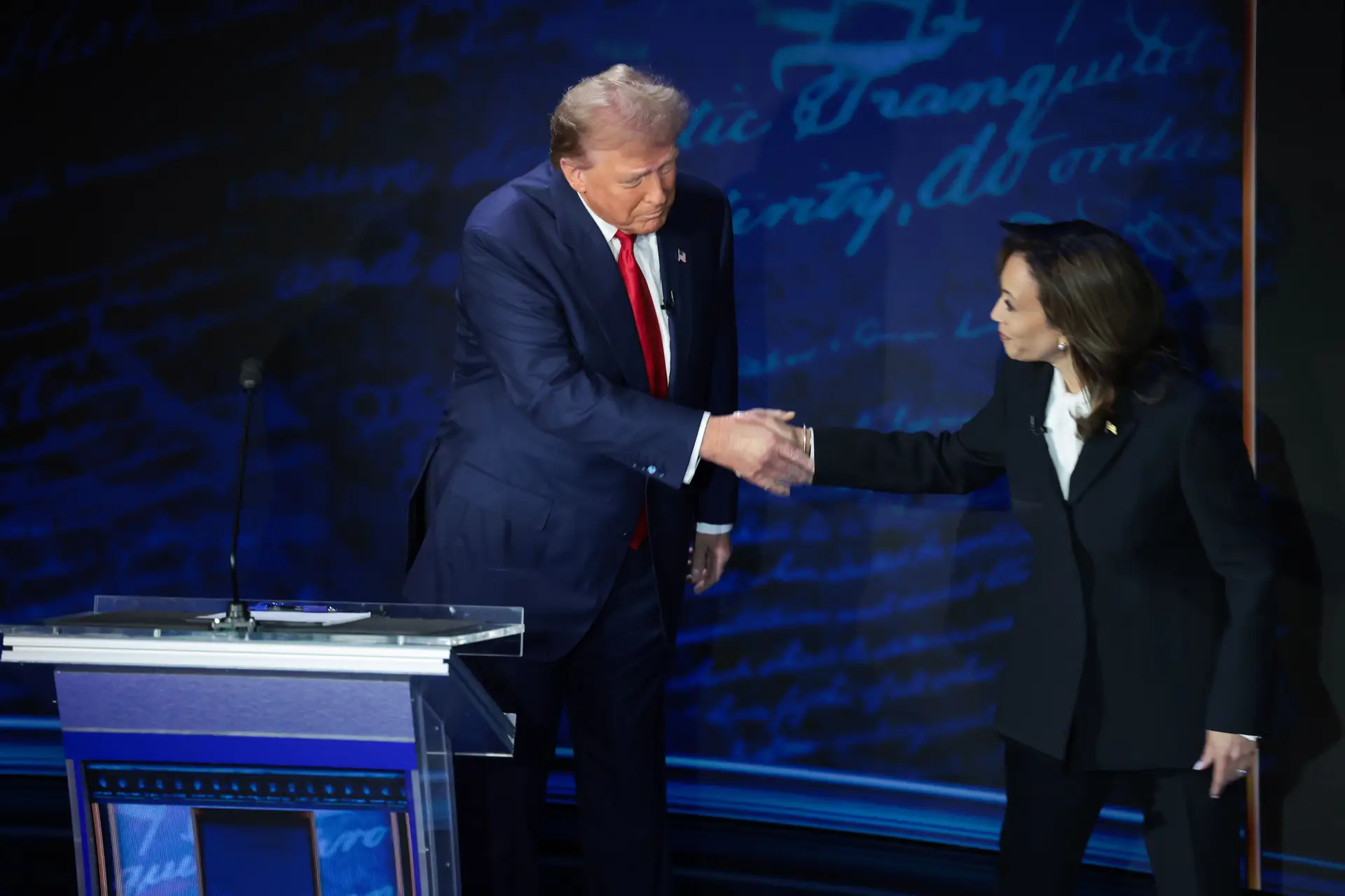 Debate entre Kamala Harris e Donald Trump