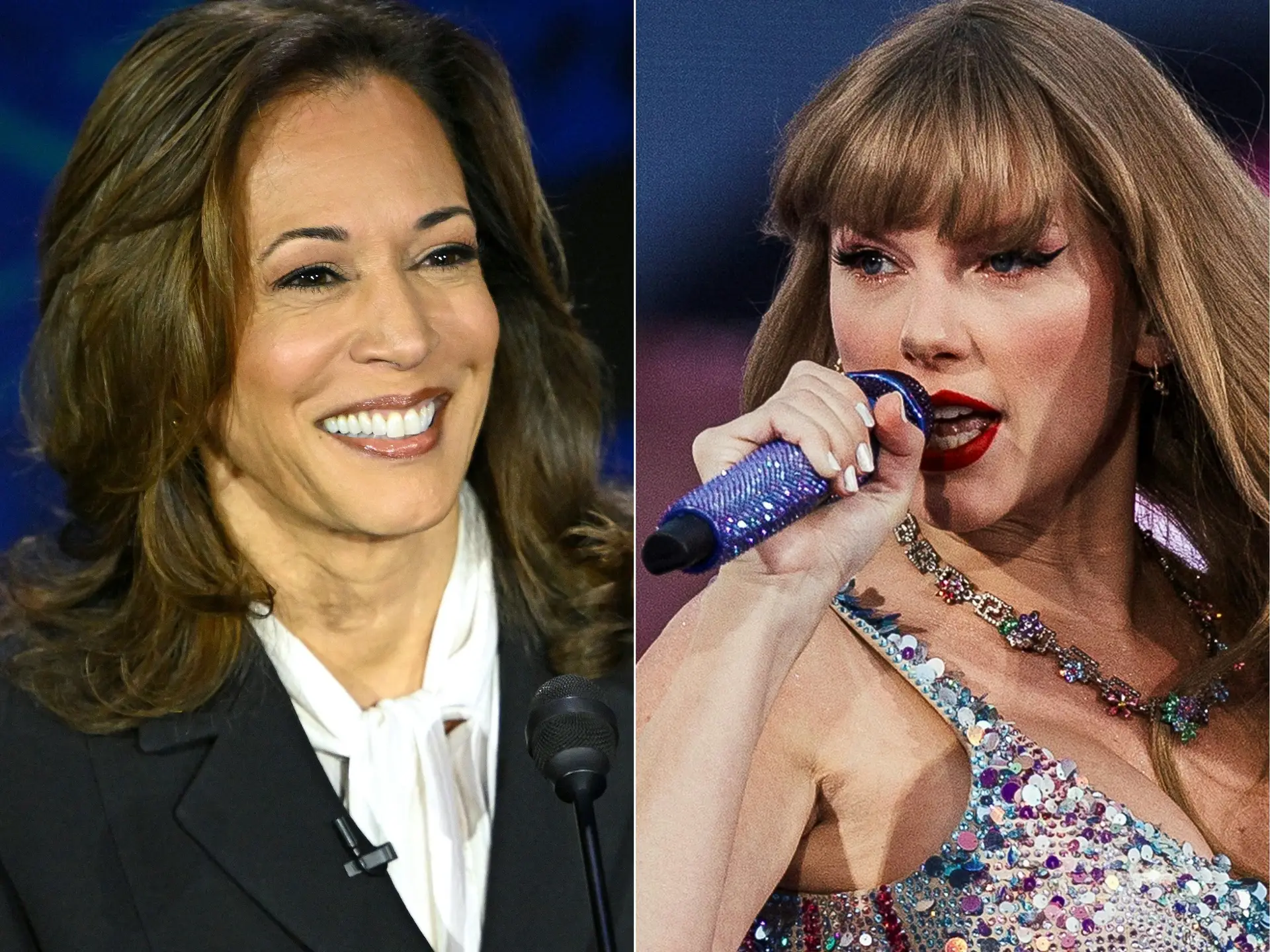 Taylor Swift declarou que irá votar em Kamala Harris