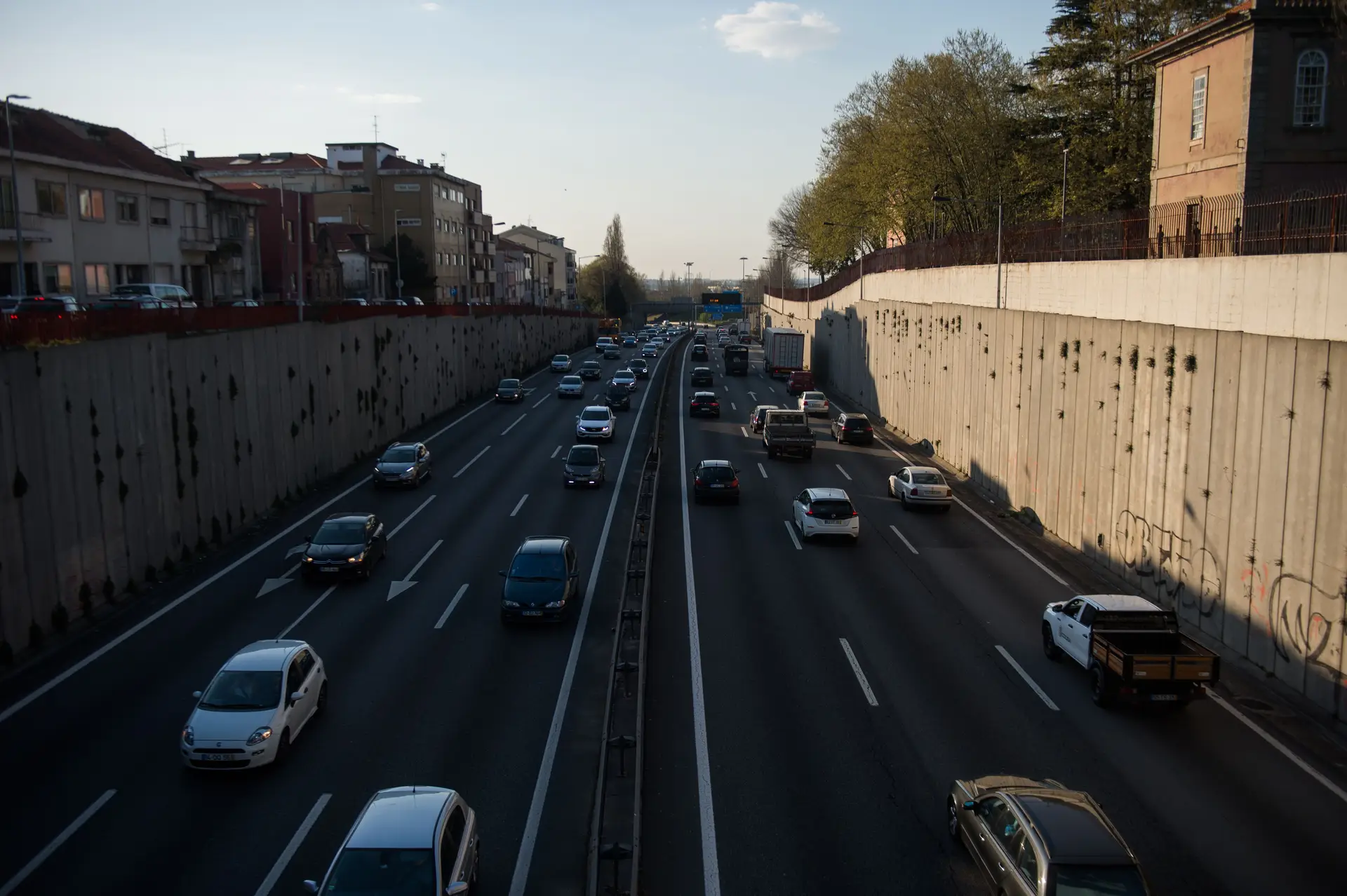 Via de Cintura Interna, na zona das Antas, concelho do Porto