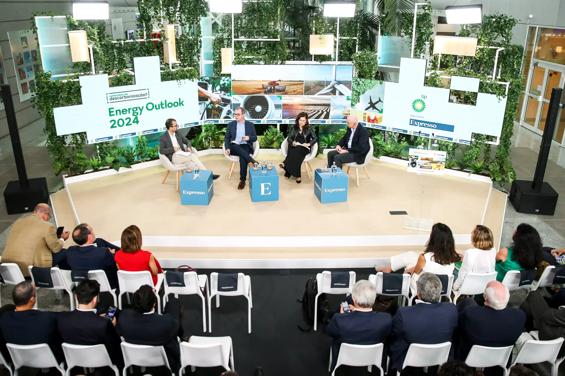 A apresentação do BP Energy Outlook decorreu no edifício da Impresa