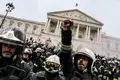 Bombeiros em protesto