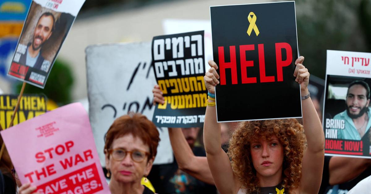 Familiares de reféns convocam greve geral em Israel contra a ocupação de Gaza