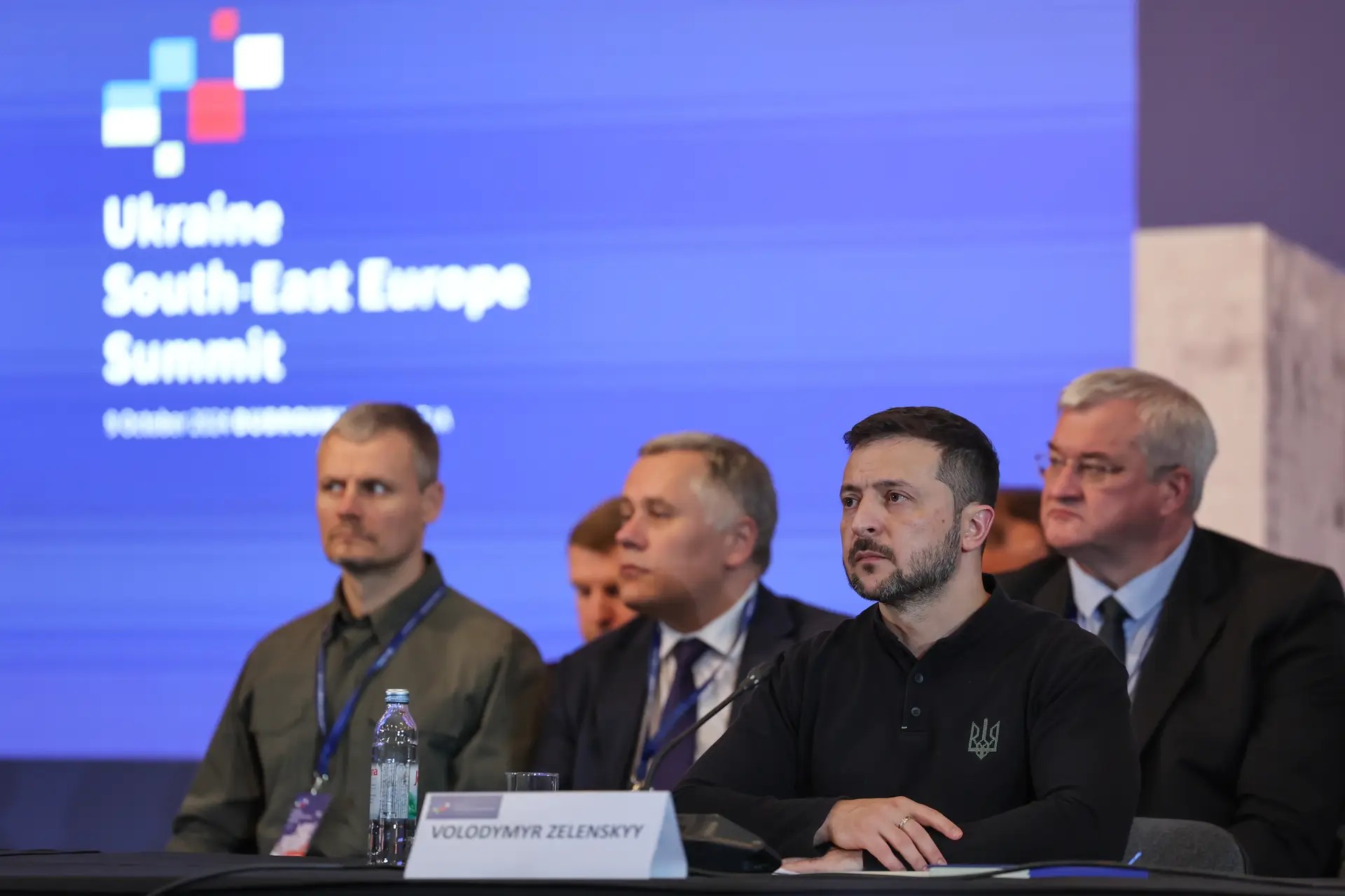 Presidente ucraniano na cimeira Ucrânia-Sudeste Europeu, na Croácia
