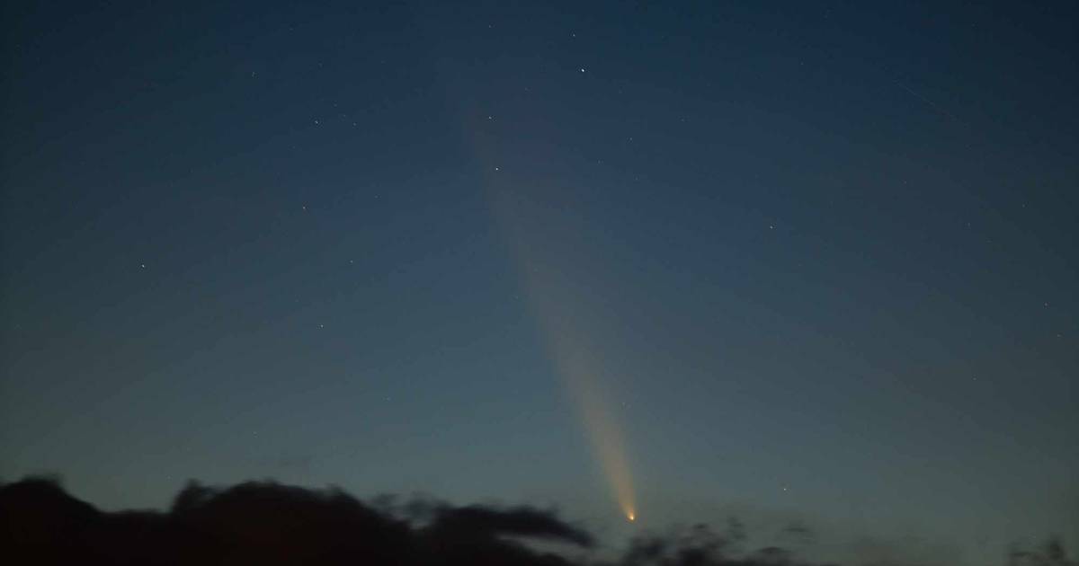 Imagens do “cometa do século” passando por Portugal