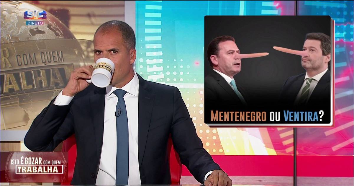 Ricardo Araújo Pereira: “Finalmente Montenegro e Ventura se alinharam no mesmo discurso e falaram a uma só voz, dizendo ‘você é um trapaceiro!’”
