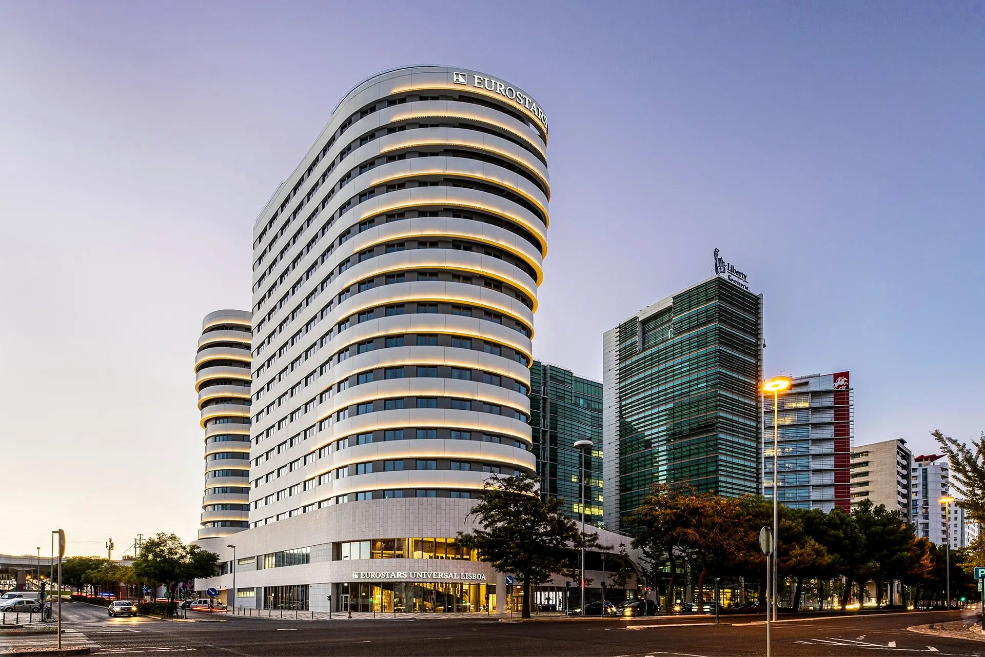 O Eurostars Universal Lisboa, no Parque das Nações, é um dos seis hotéis que a Hotusa detém em propriedade plena em Portugal