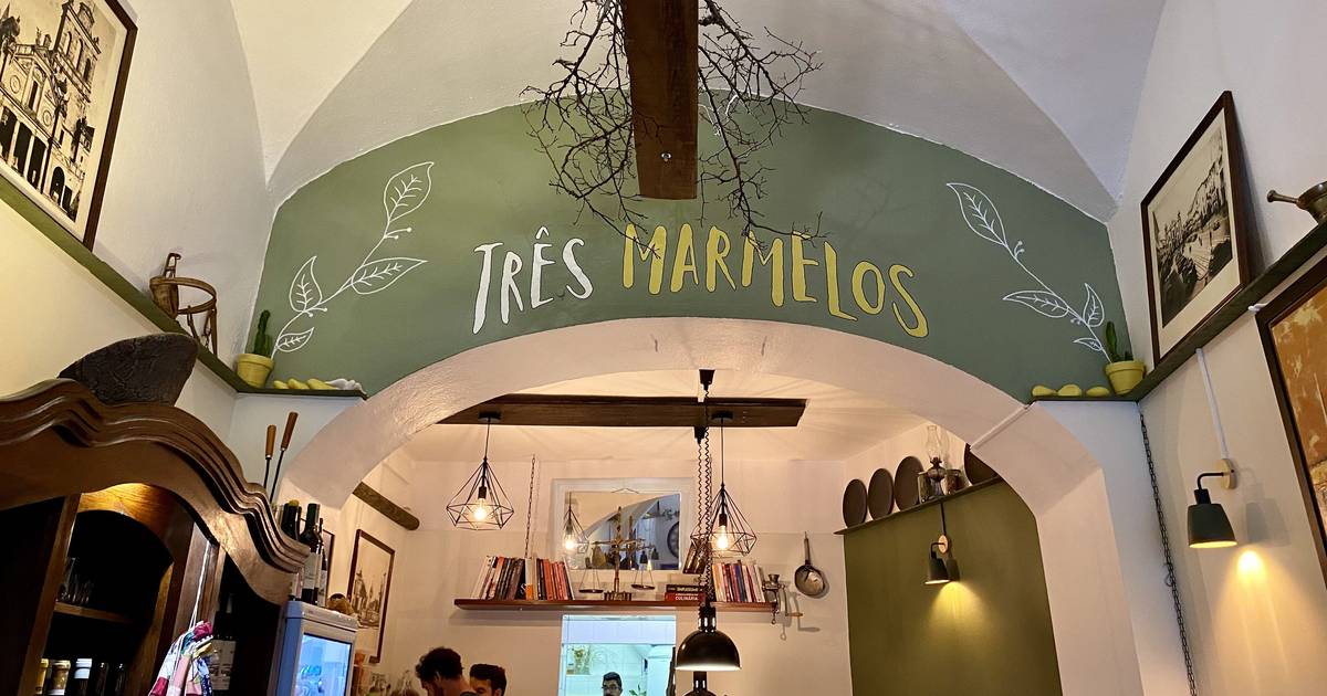 Na mesa ou balcão, estes "três marmelos" dê vida a um restaurante irreverente em Évora