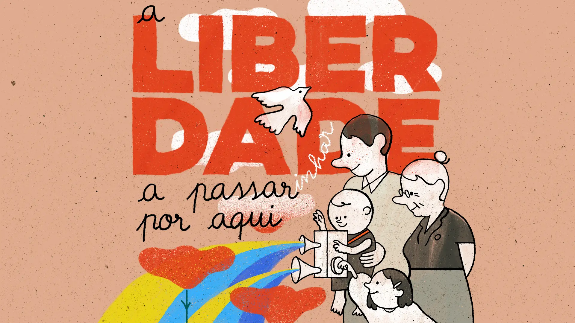 Imagem do espectáculo "A Liberdade a passar por aqui", da Companhia de Música Teatral