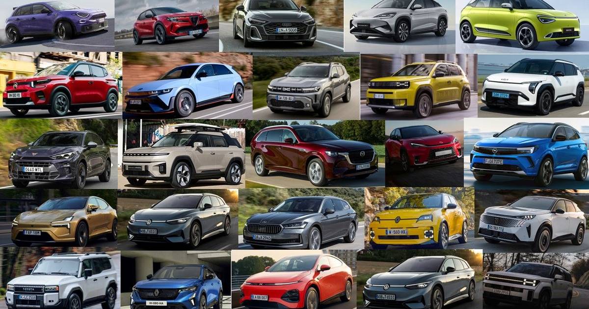 Imagens dos 38 candidatos a Carro do Ano em Portugal