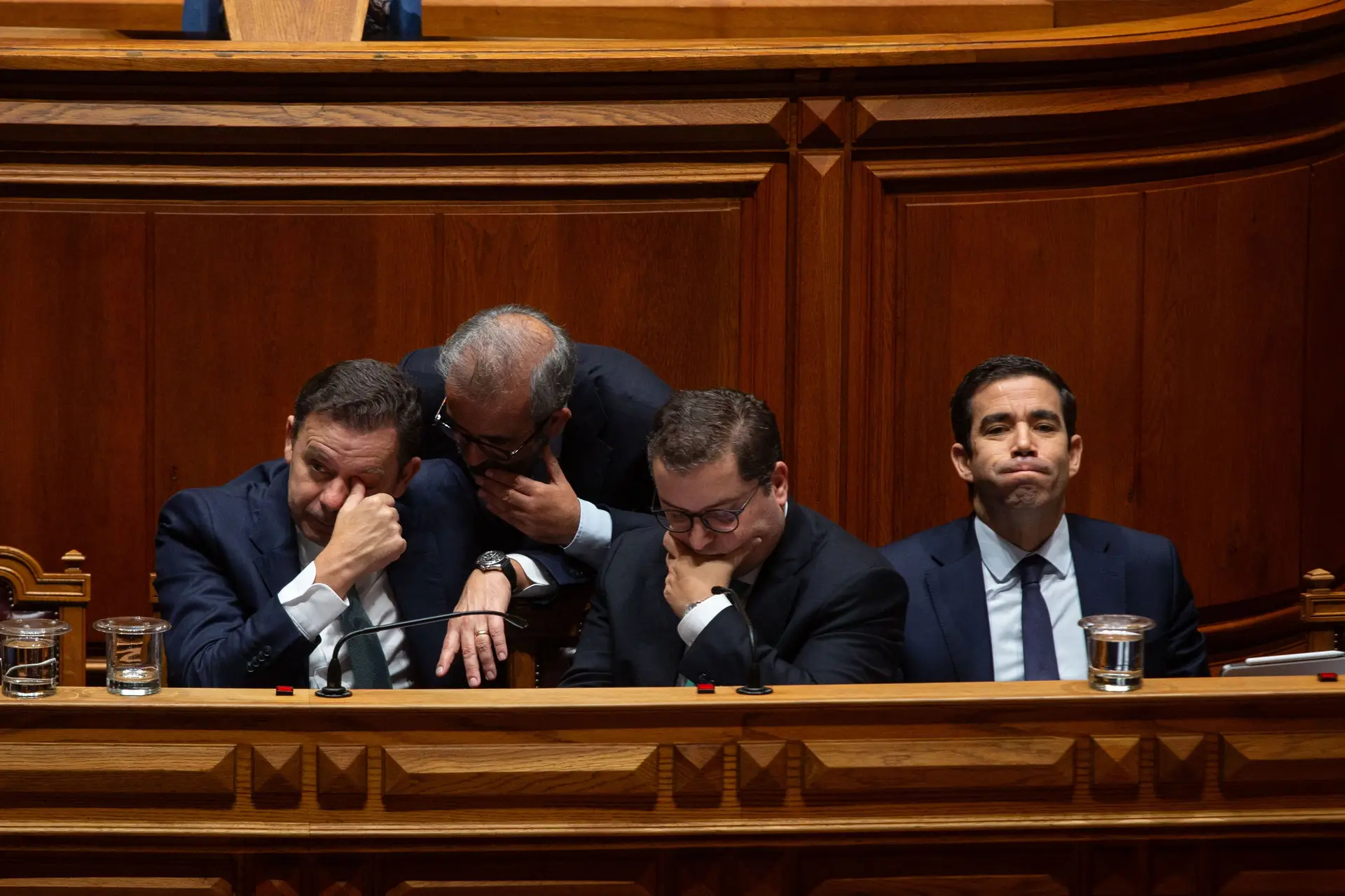 Luís Montenegro, Paulo Rangel, Miranda Sarmento e Leitão Amaro