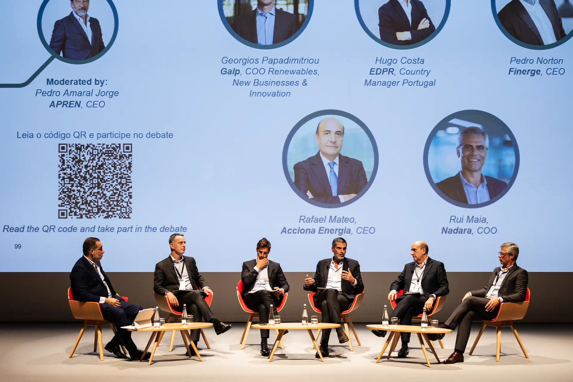 O último debate contou com a presença de vários CEO de empresas que têm investido em renováveis, como a Galp, a EDP, a Finerge ou a Acciona