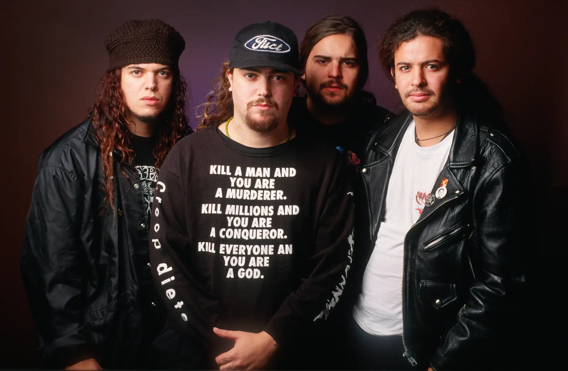 Max Cavalera, Igor Cavalera, Andreas Kisser e Paulo Jr.: os Sepultura em 1993