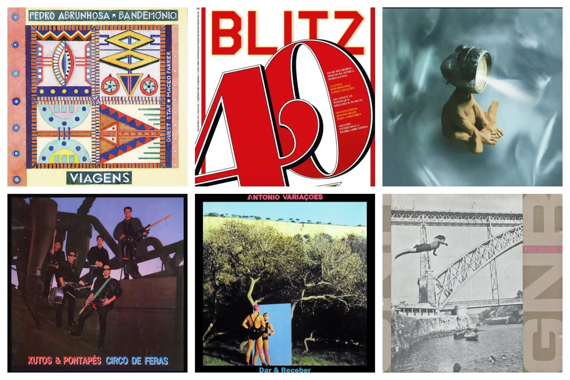 Os 5 Melhores Discos da Música Portuguesa dos últimos 40 anos: lista total de 40 publicada em revista especial BLITZ a 29 de novembro