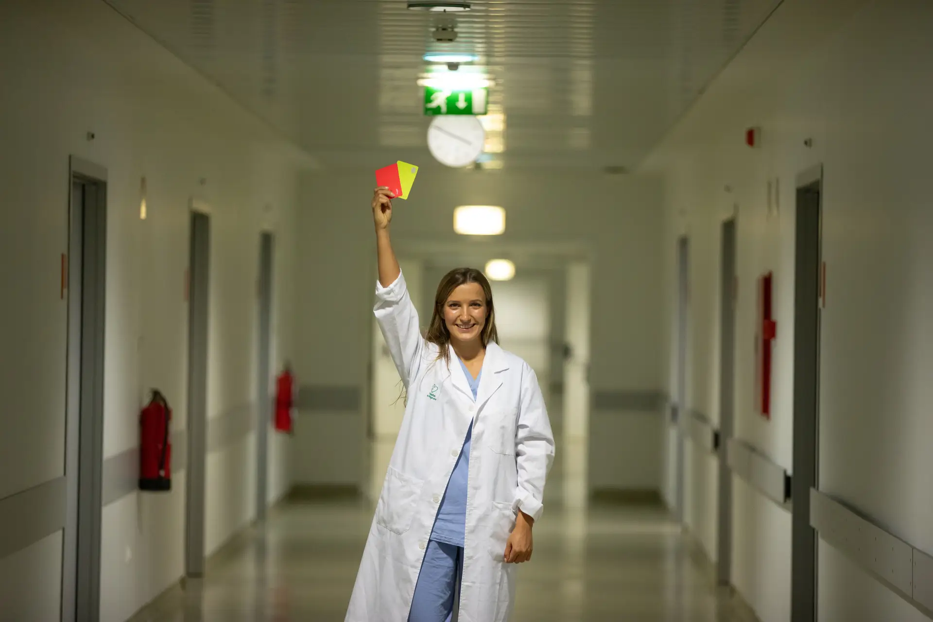 A Dr.ª Tânia Patrão, além de ser médica, também apita: “É muito mais provável um árbitro chegar à Liga dos Campeões do que um jogador”