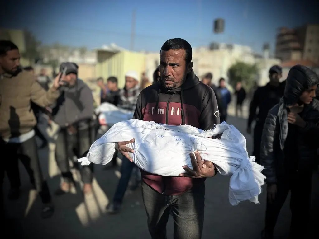 As crianças são uma larga fatia das vítimas mortais em Gaza. Esta foto é de 1 de dezembro