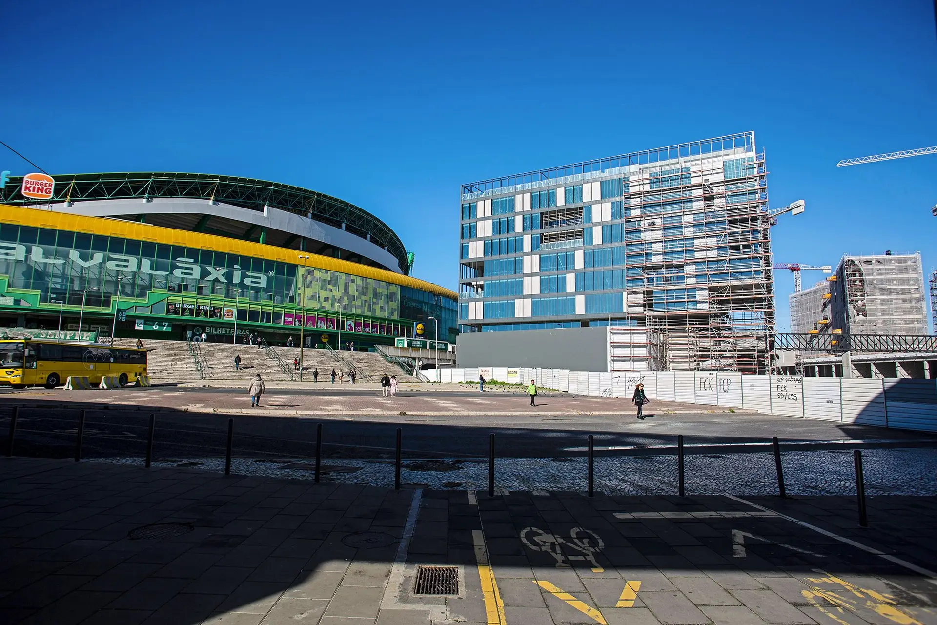 Junto ao estádio do Sporting está a ser construído o empreendimento Campo Novo