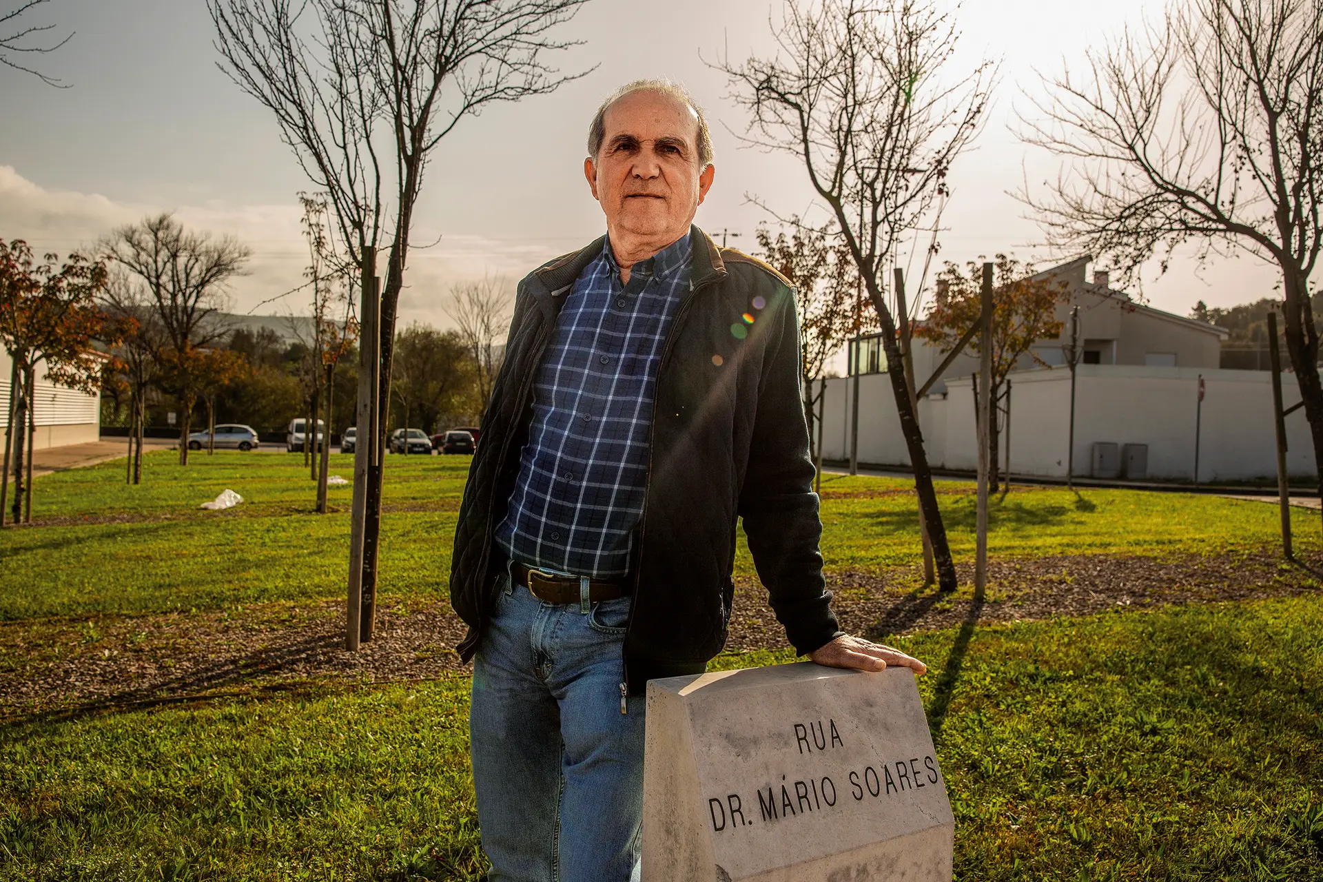 Luís Gaspar na Rua Dr. Mário Soares em Cortes, no concelho de Leiria