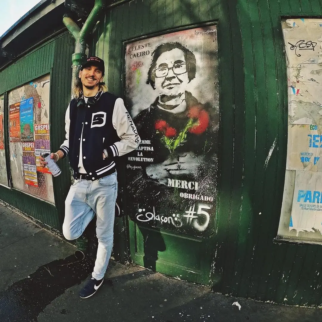 Celeste Caeiro, Camões e Ronaldo: ‘Glaçon’, o artista português que pintou nas ruas de Paris um “calendário do advento da portugalidade”